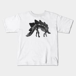 Stegosaurus - Dinosaur Skeleton Kids T-Shirt